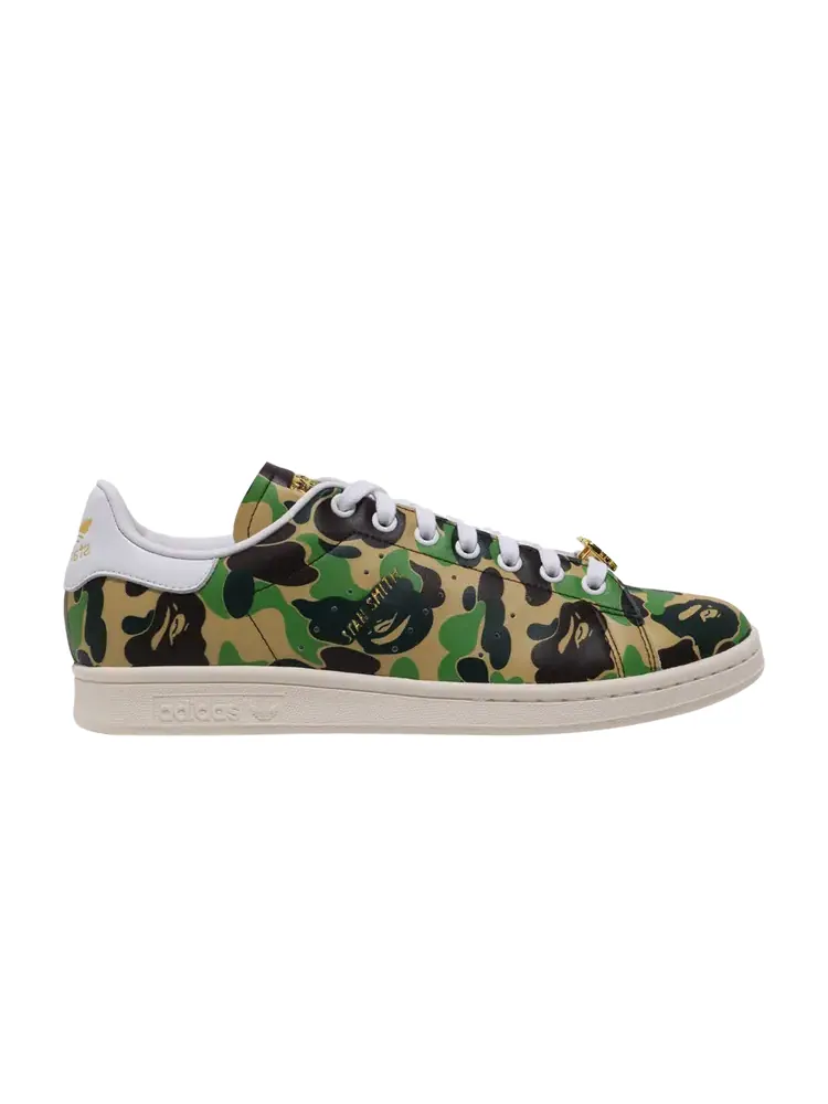 Кроссовки Adidas BAPE x Stan Smith — изображение 1 из 1, зеленый