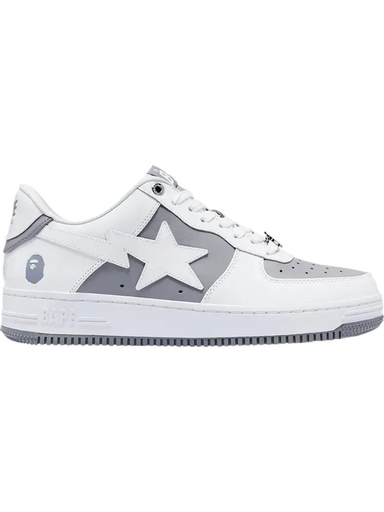 Кроссовки Bapesta #6 'Patent Leather Pack - Grey' — изображение 1 из 1, серый