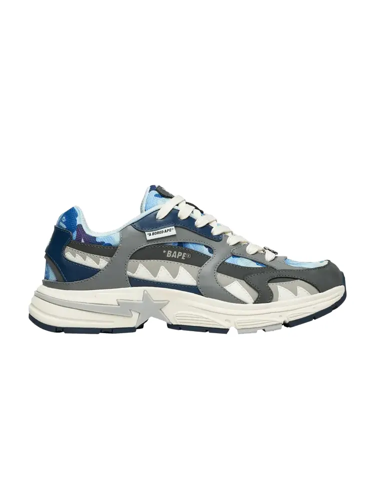 Кроссовки BAPE Bored Ape Yacht Club x Shark Sta Blue — изображение 1 из 1, синий