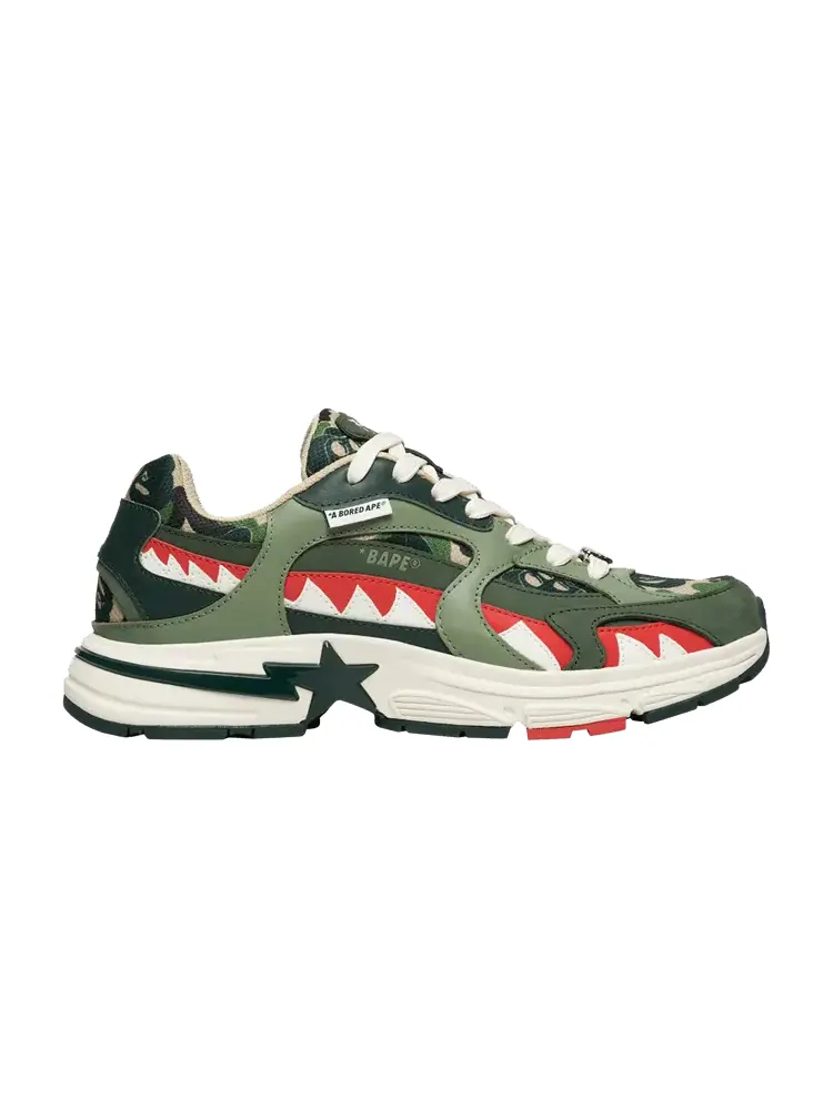 Кроссовки BAPE Bored Ape Yacht Club x Shark Sta Green — изображение 1 из 1, зеленый