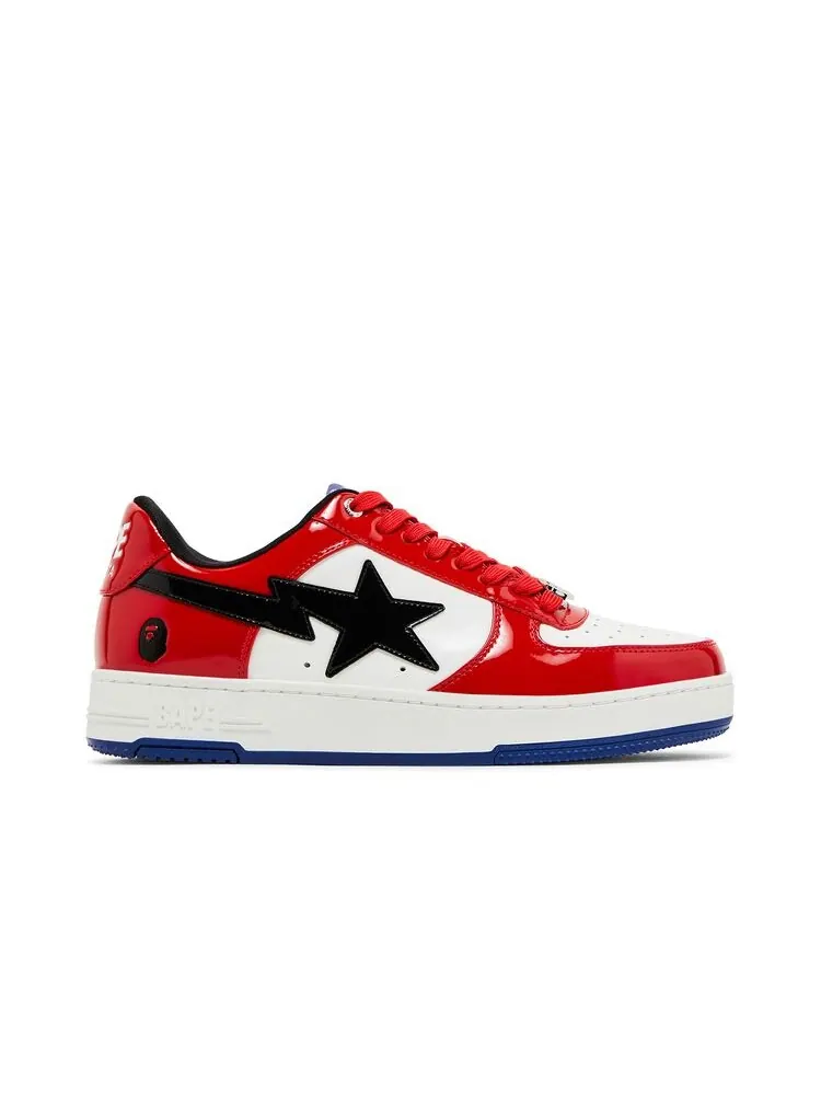 Кроссовки BAPE Bapesta #1 M2 Red Black — изображение 1 из 6, красный черный