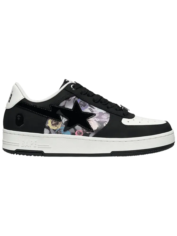 Кроссовки BAPE Bapesta #2 'Black Roses' — изображение 1 из 1, черный