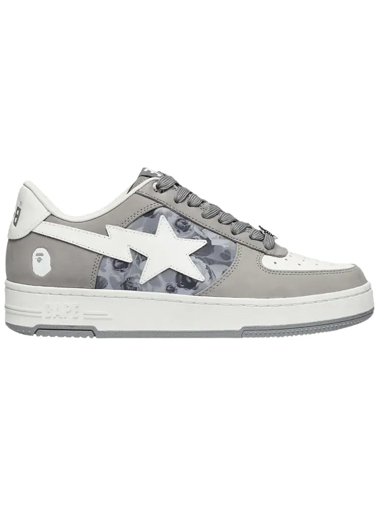 Кроссовки BAPE Bapesta #2 'Grey Roses' — изображение 1 из 1, серый