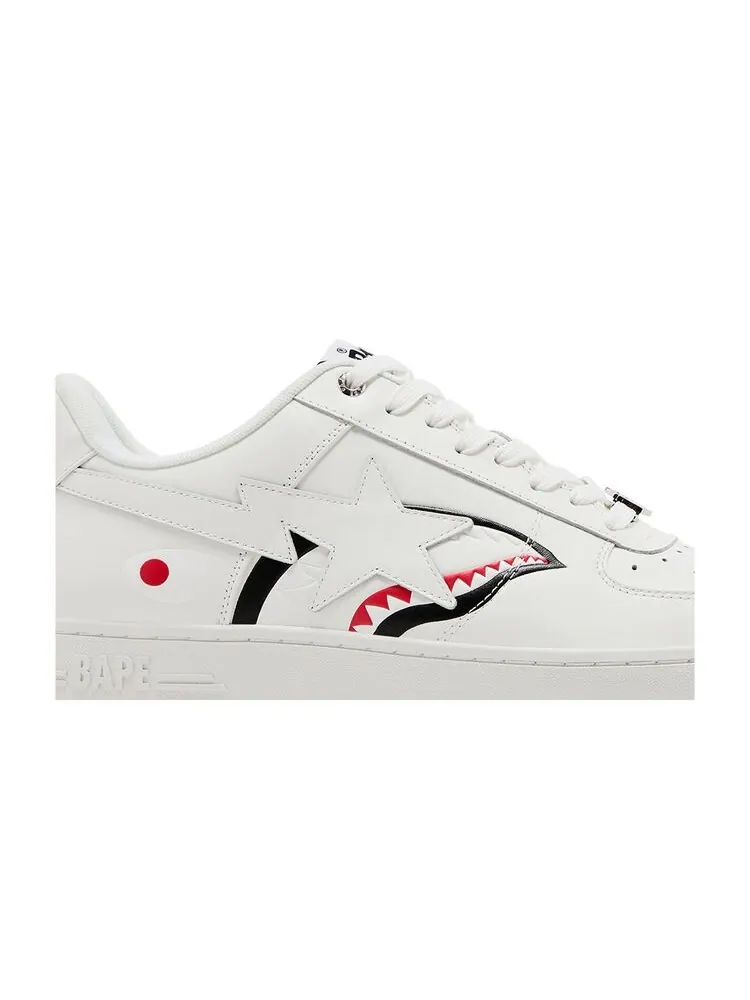 Кроссовки BAPE Bapesta Shark M2 White — изображение 2 из 8, белый
