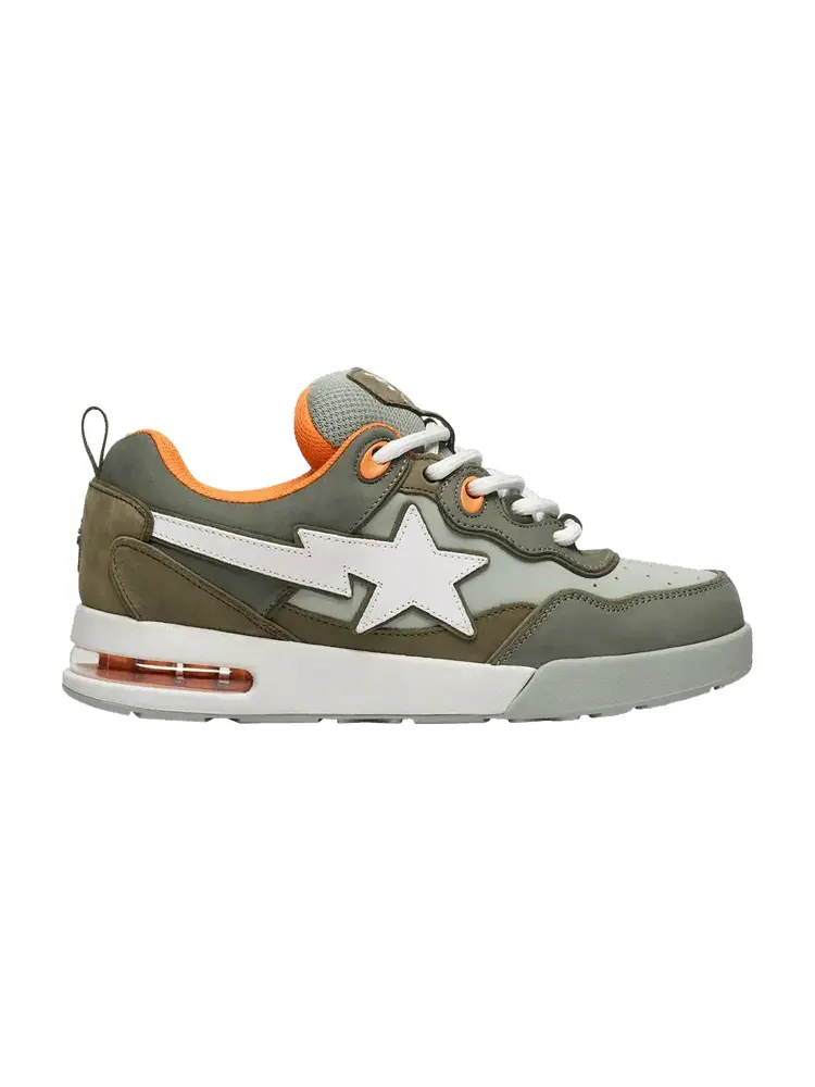 Кроссовки BAPE Flip Sta M1 Olive Drab — изображение 1 из 1, оливковый