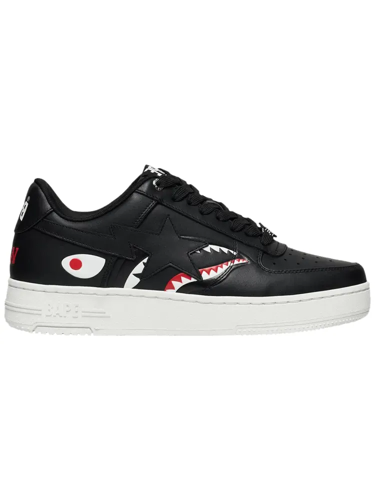 Кроссовки BAPE Wmns Bapesta Shark 'Black' — изображение 1 из 1, черный