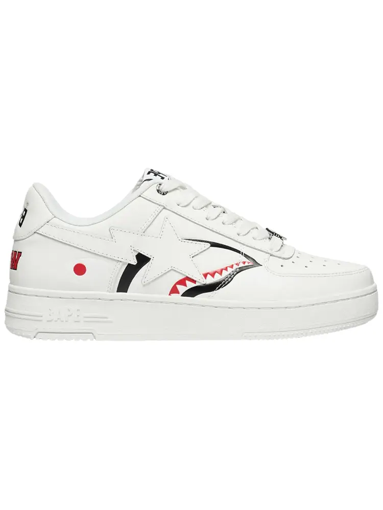 Кроссовки BAPE Wmns Bapesta Shark 'White'