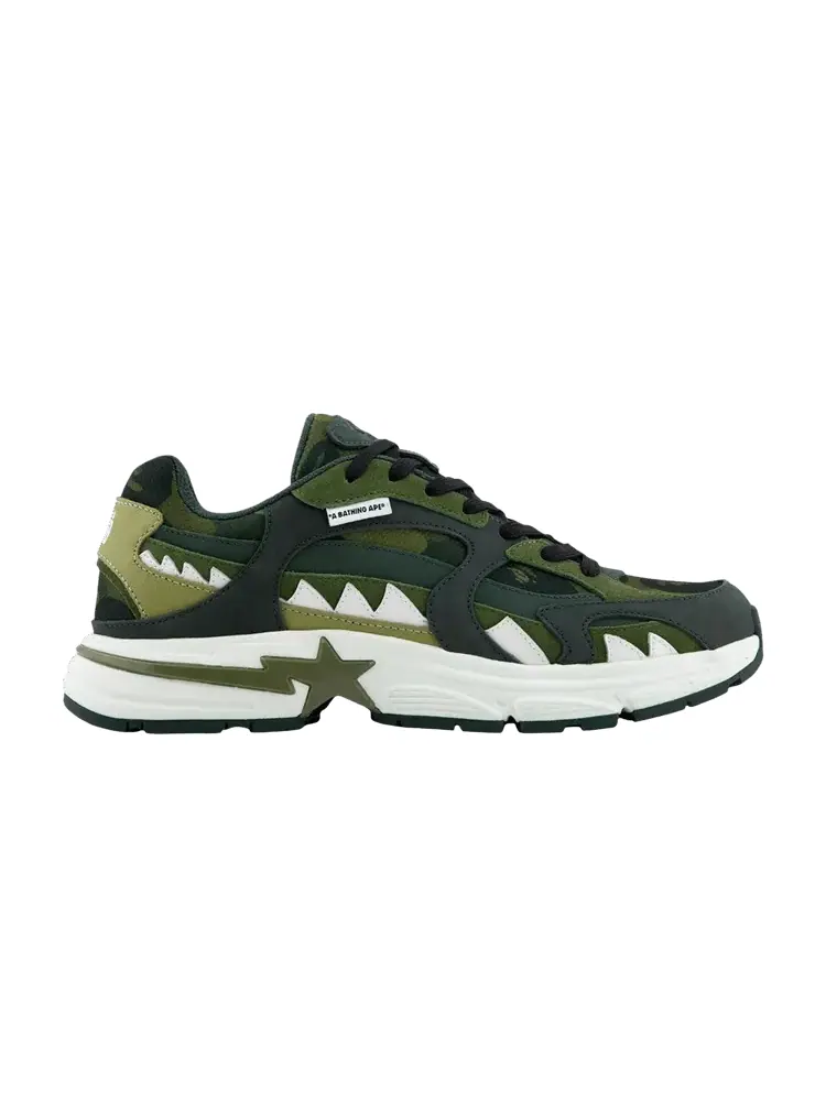 Кроссовки BAPE Shark Sta #1 M2 — изображение 1 из 1, зеленый