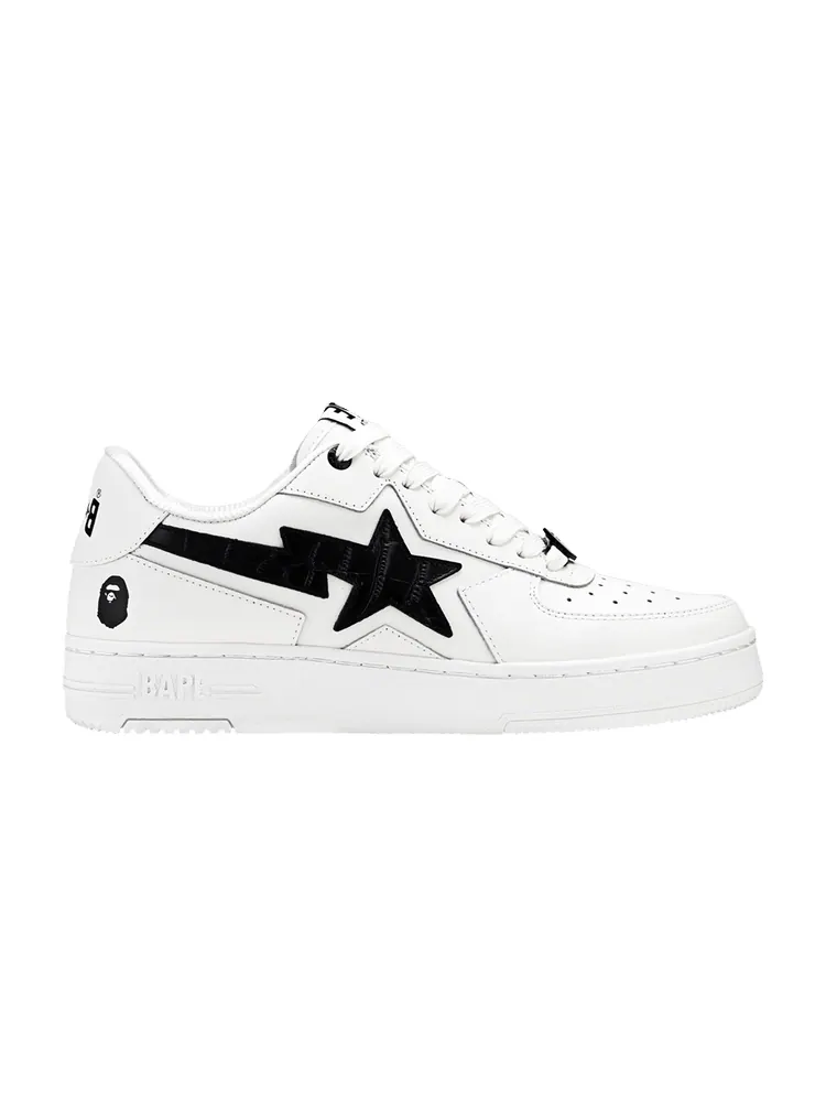 Кроссовки Wmns Bapesta Icon #1 'White Black Croc' — изображение 1 из 1, белый черный