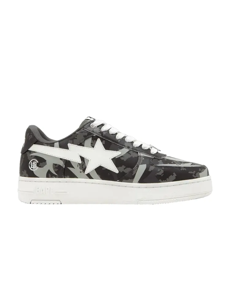 Кроссовки BAPE CLOT x Bapesta 'Trial Camo' — изображение 1 из 1, черный