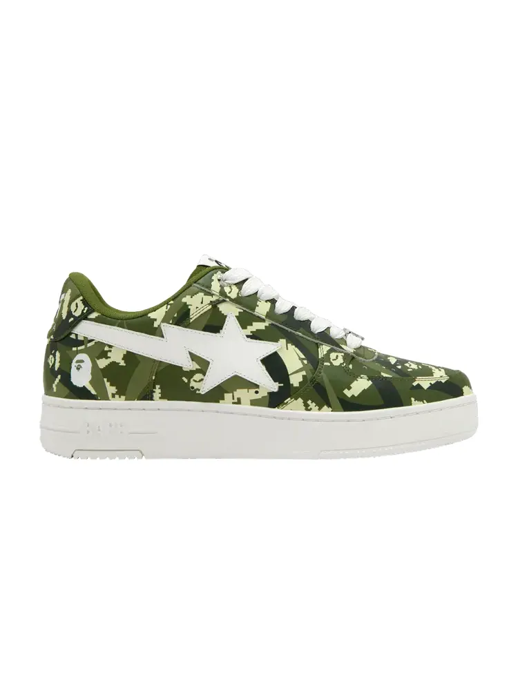 Кроссовки BAPE CLOT x Bapesta 'Digital Camo'