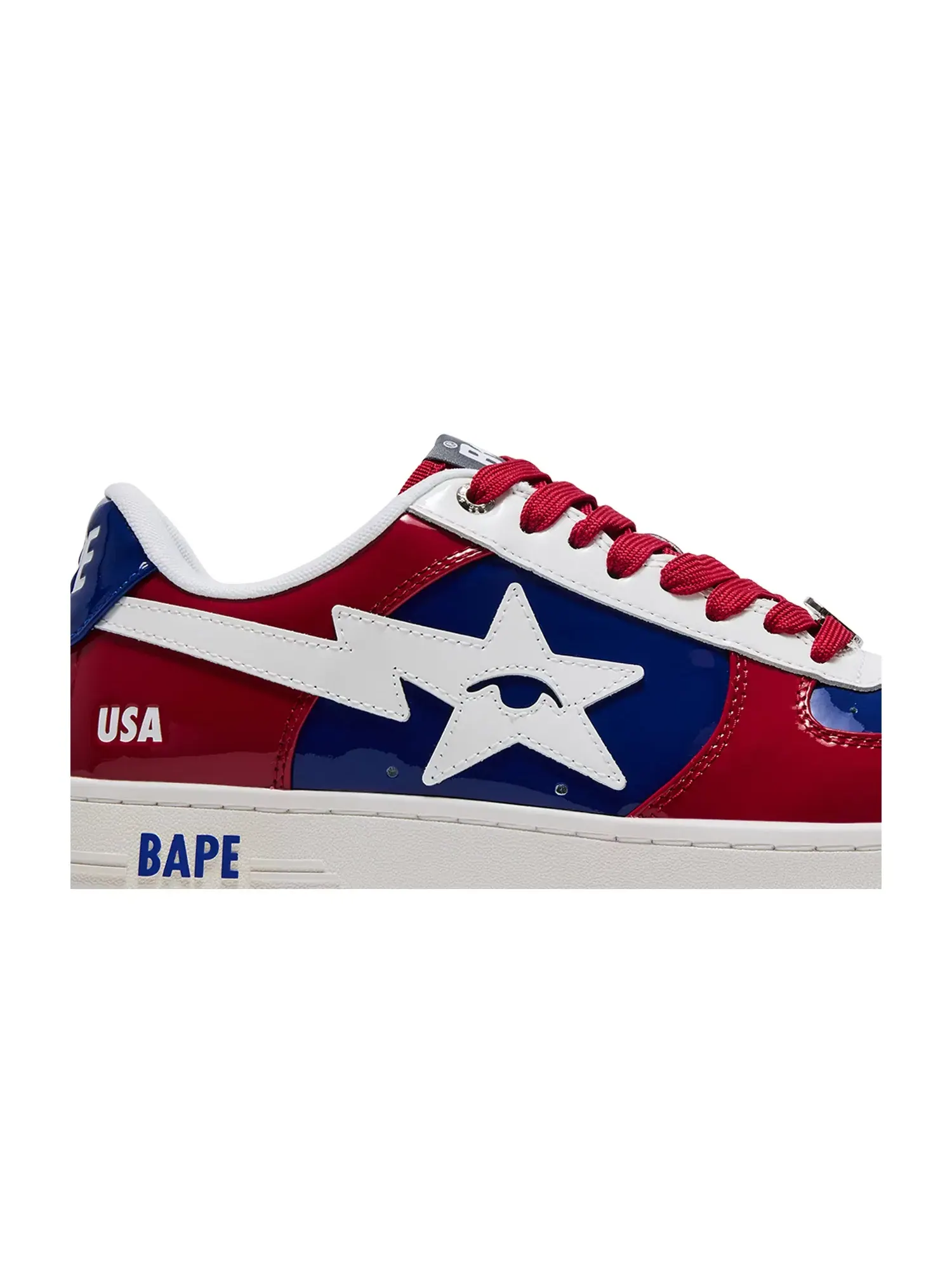 Кроссовки KidSuper x Bape Sta — изображение 2 из 8, красный/белый/синий