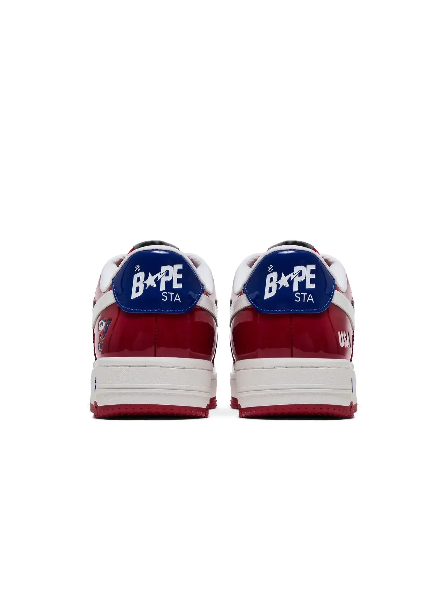 Кроссовки KidSuper x Bape Sta — изображение 6 из 8, красный/белый/синий