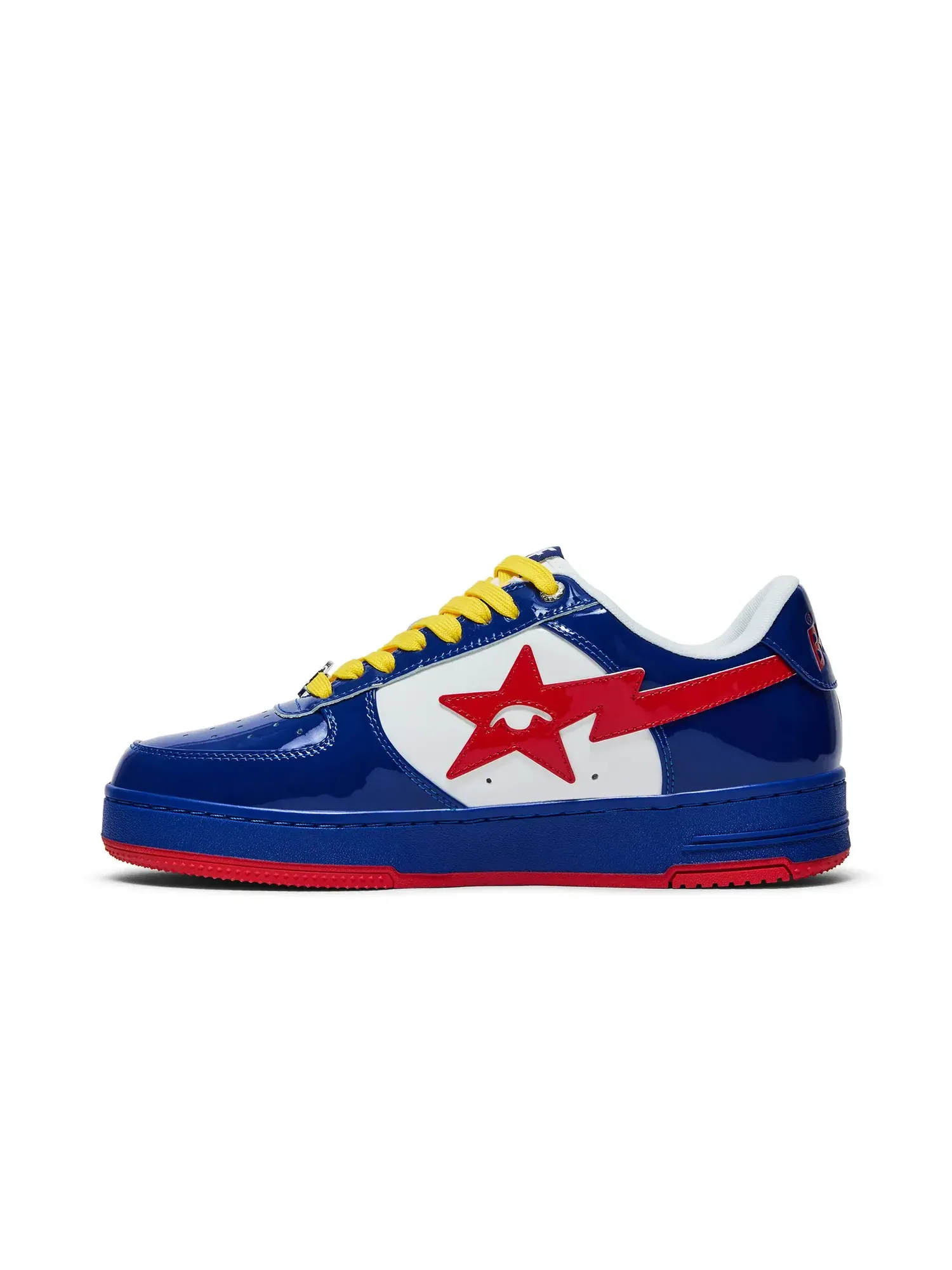 Кроссовки KidSuper x Bape Sta — изображение 3 из 8, синий/белый/желтый