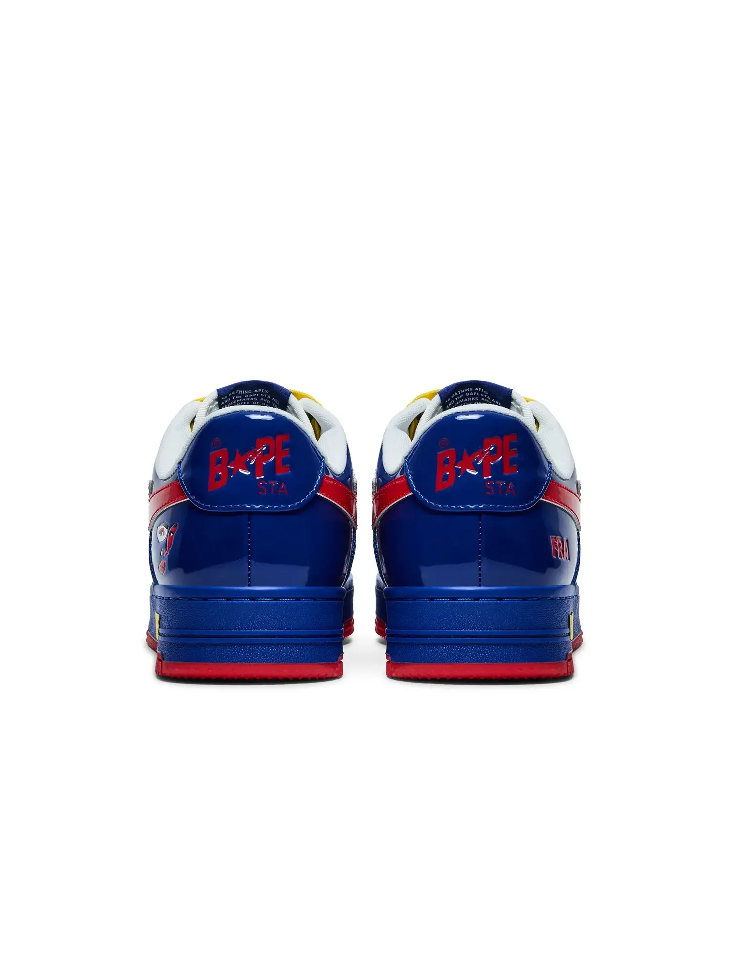 Кроссовки KidSuper x Bape Sta — изображение 6 из 8, синий/белый/желтый