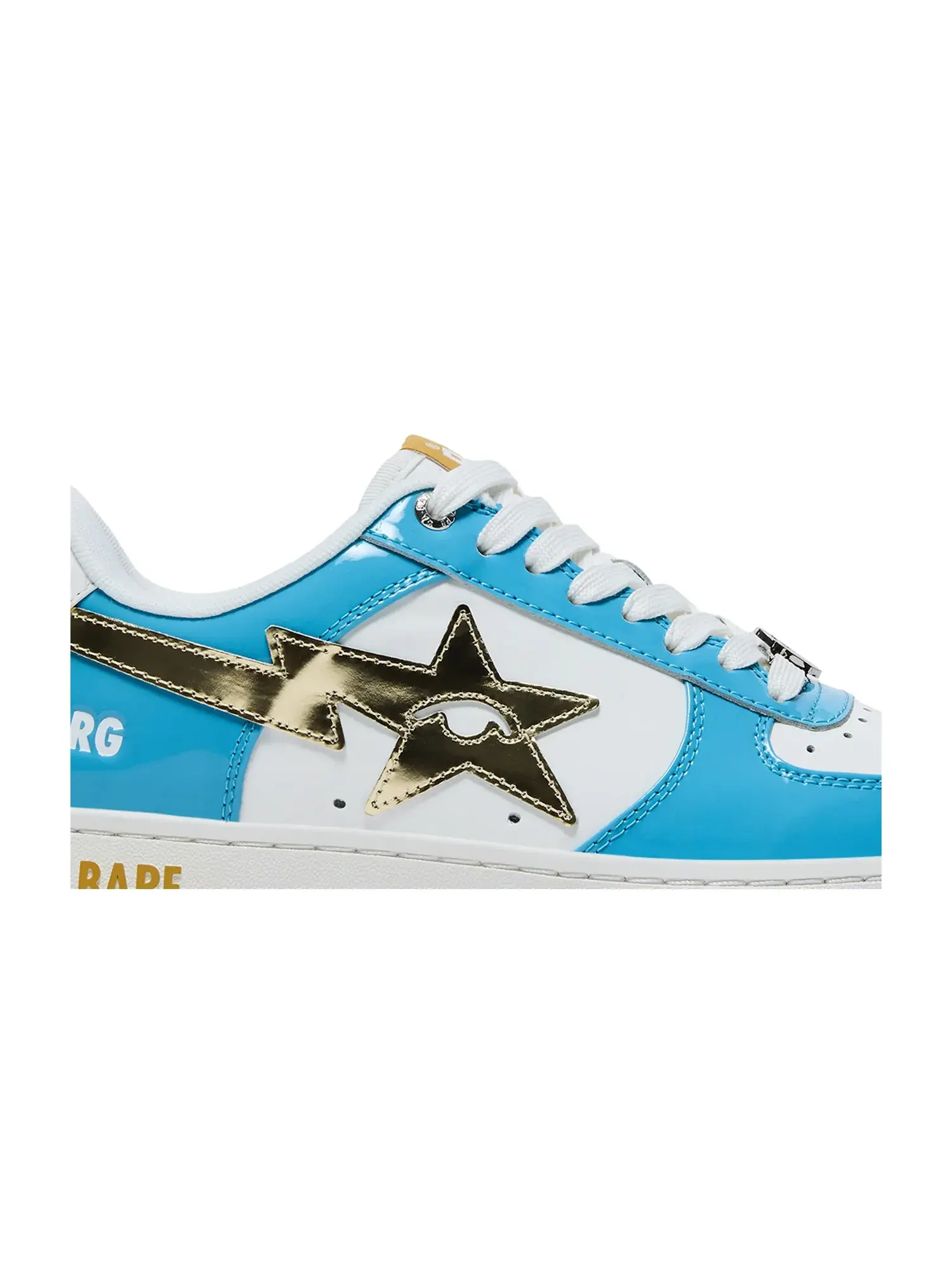 Кроссовки KidSuper x Bape Sta — изображение 2 из 8, синий/белый/золотистый