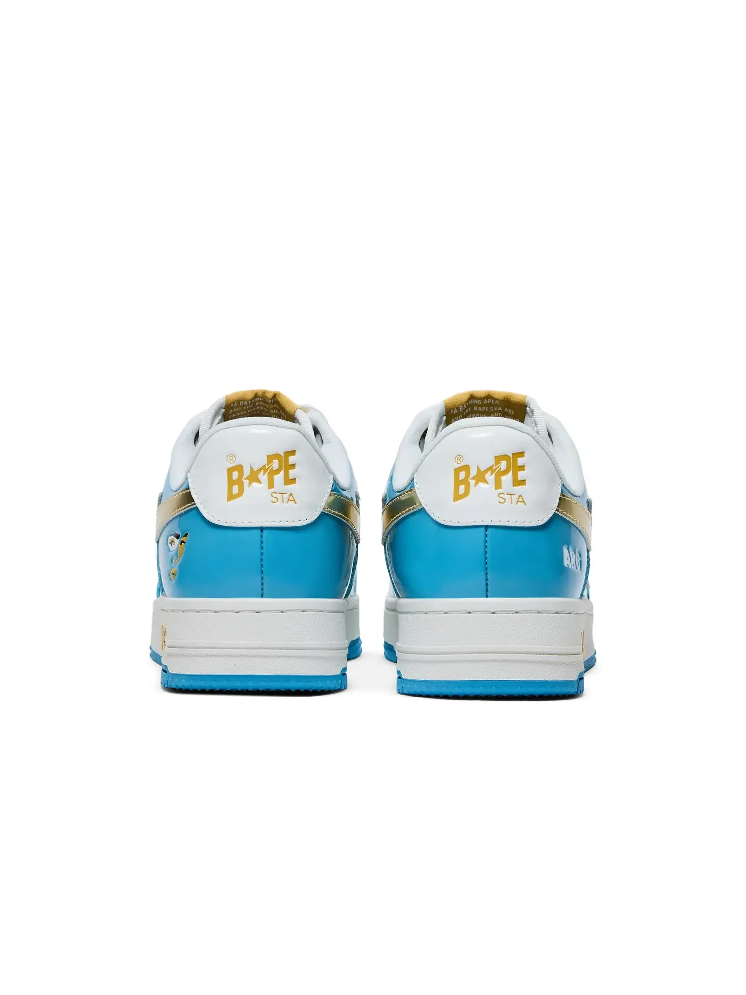 Кроссовки KidSuper x Bape Sta — изображение 6 из 8, синий/белый/золотистый