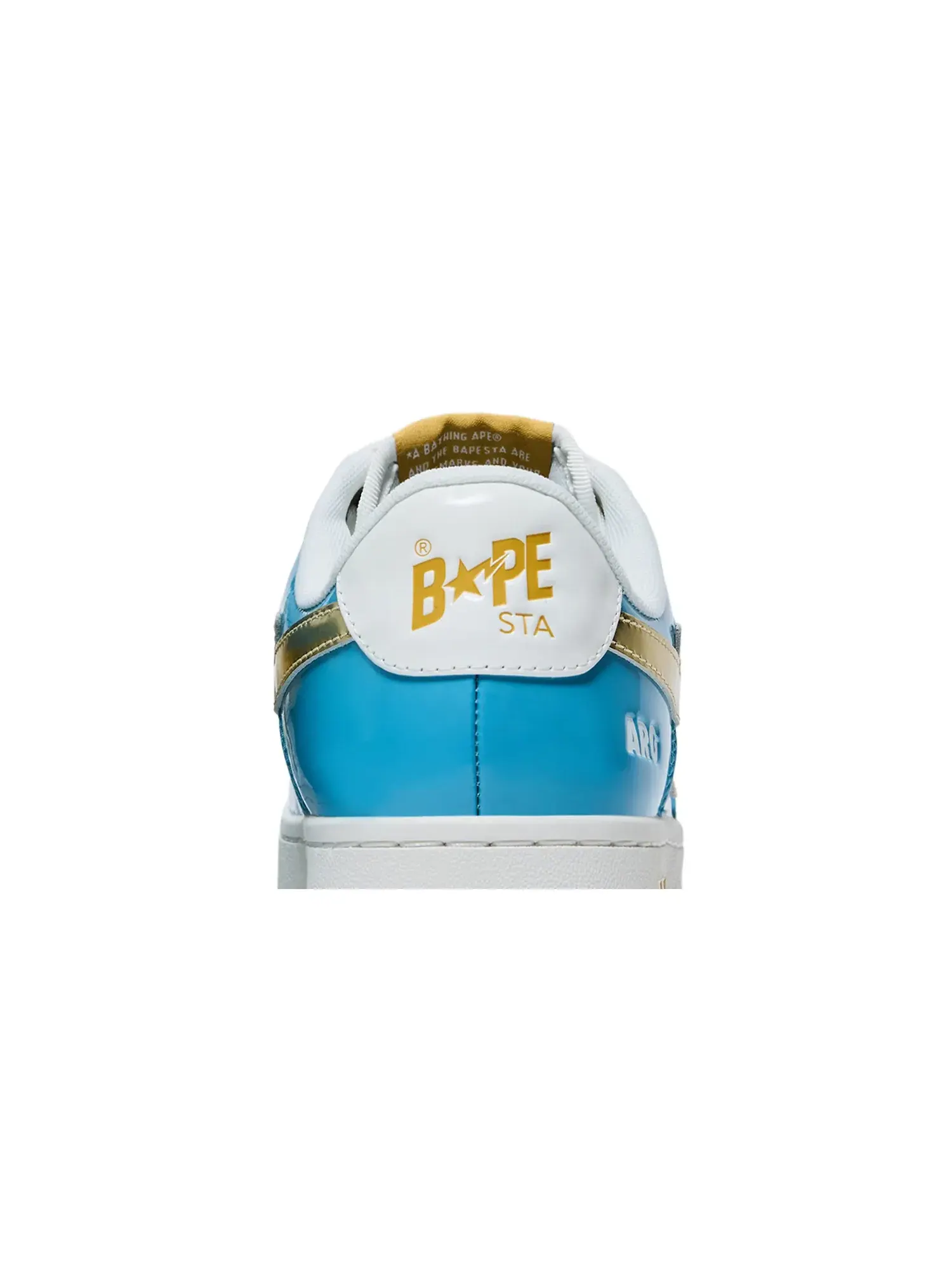 Кроссовки KidSuper x Bape Sta — изображение 7 из 8, синий/белый/золотистый