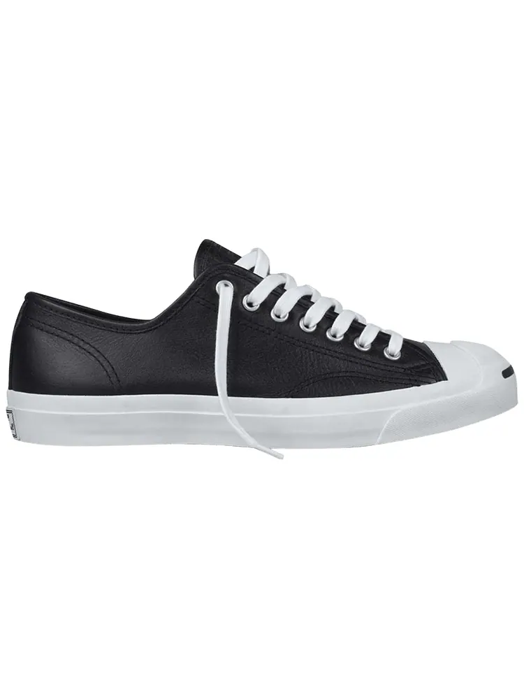 Кроссовки Converse Jack Purcell Ox 'Leather' — изображение 1 из 1, черный