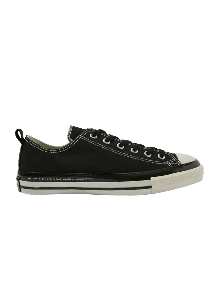 Кроссовки Converse Fragment Design x Various Artists x Chuck Taylor All Star Low 'Aged - Black' — изображение 1 из 1, черный