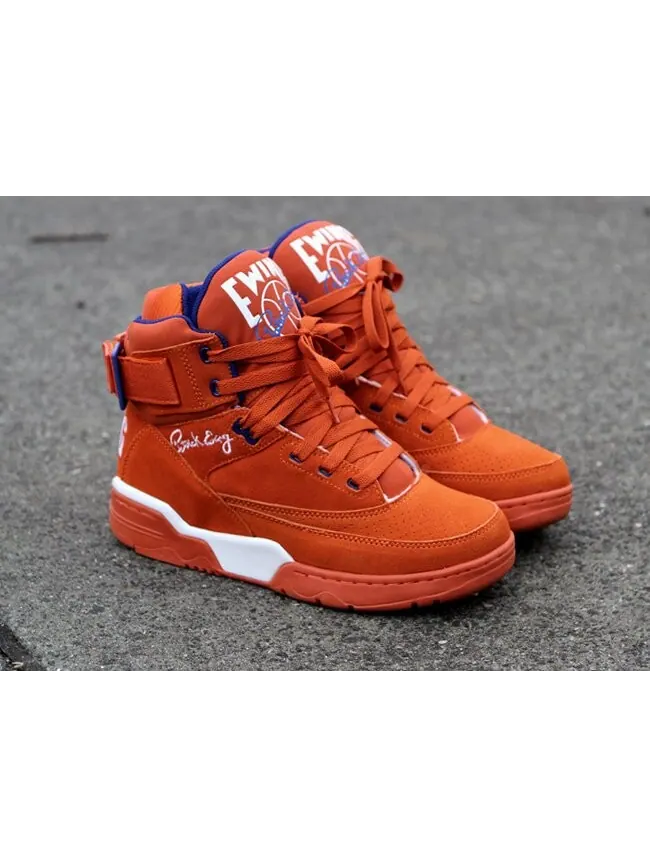 Кроссовки Ewing 33 Hi 'Orange Suede' — изображение 2 из 4, оранжевый