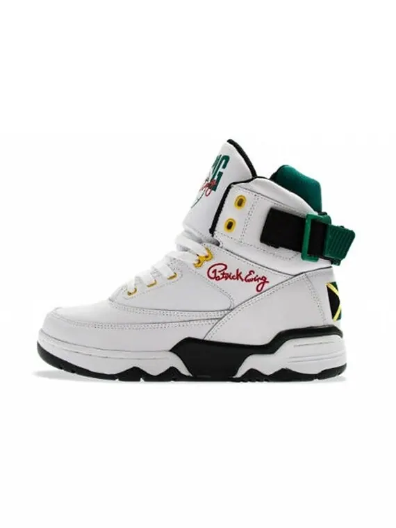 Кроссовки Ewing 33 Hi 'Jamaica' — изображение 2 из 4, белый