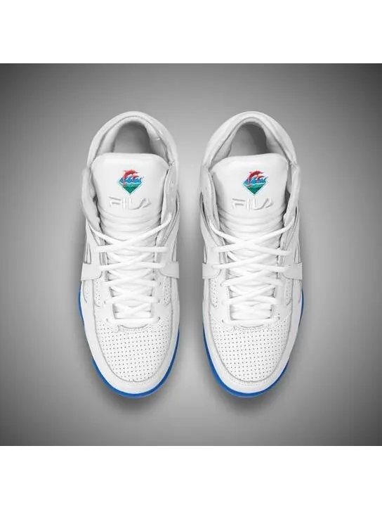 Кроссовки Fila Pink Dolphin x Vintage Cage — изображение 3 из 4, белый