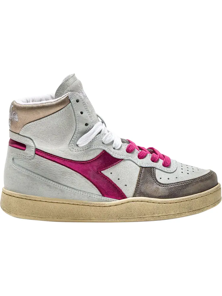Кроссовки Wmns Mi Basket 'Metal - White Fuchsia Red' — изображение 1 из 1, белый