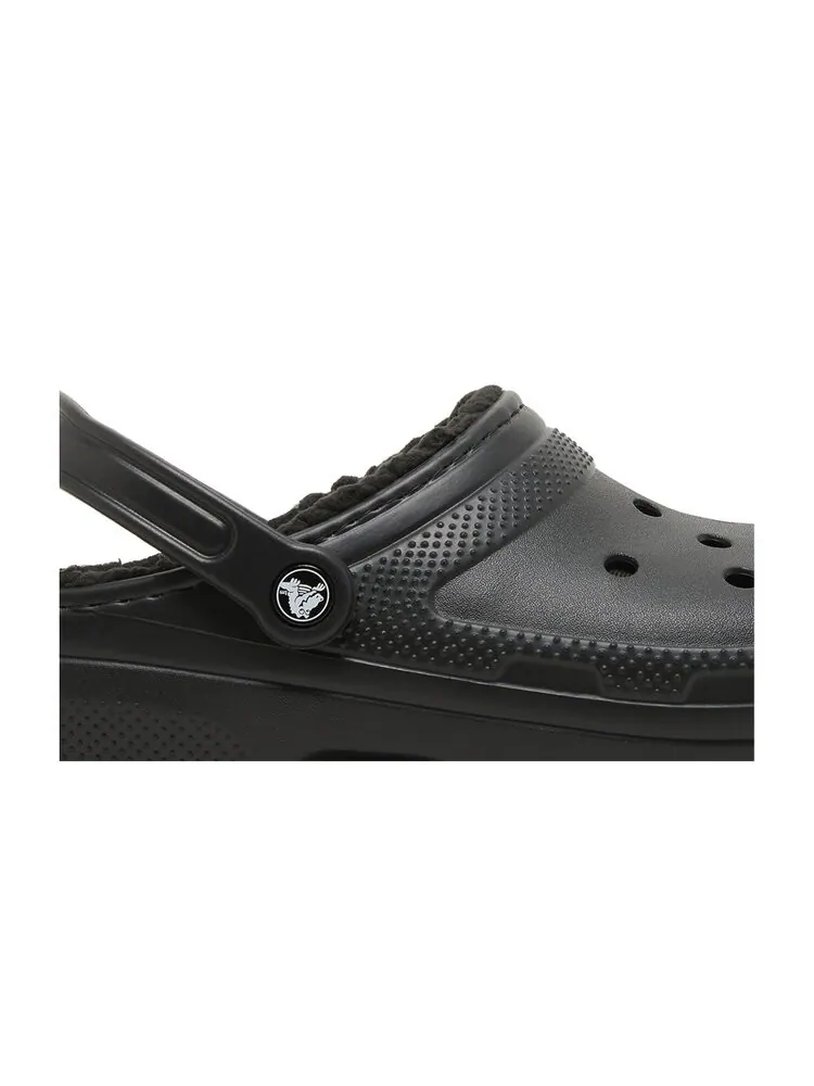Кроссовки Crocs Classic Lined Clog — изображение 2 из 4, черный