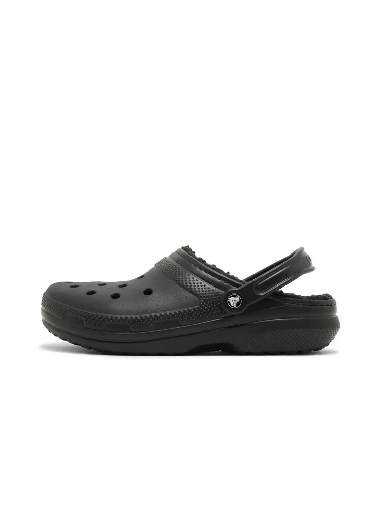 Кроссовки Crocs Classic Lined Clog — изображение 3 из 4, черный