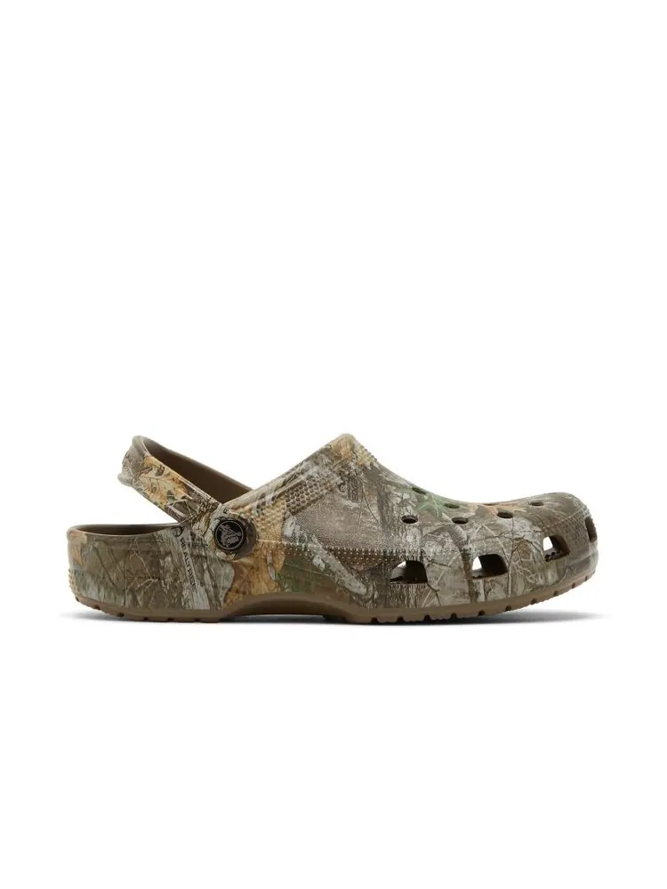 Кроссовки Crocs Realtree x Classic Clog Edge Camo - Walnut — изображение 1 из 6, ореховый