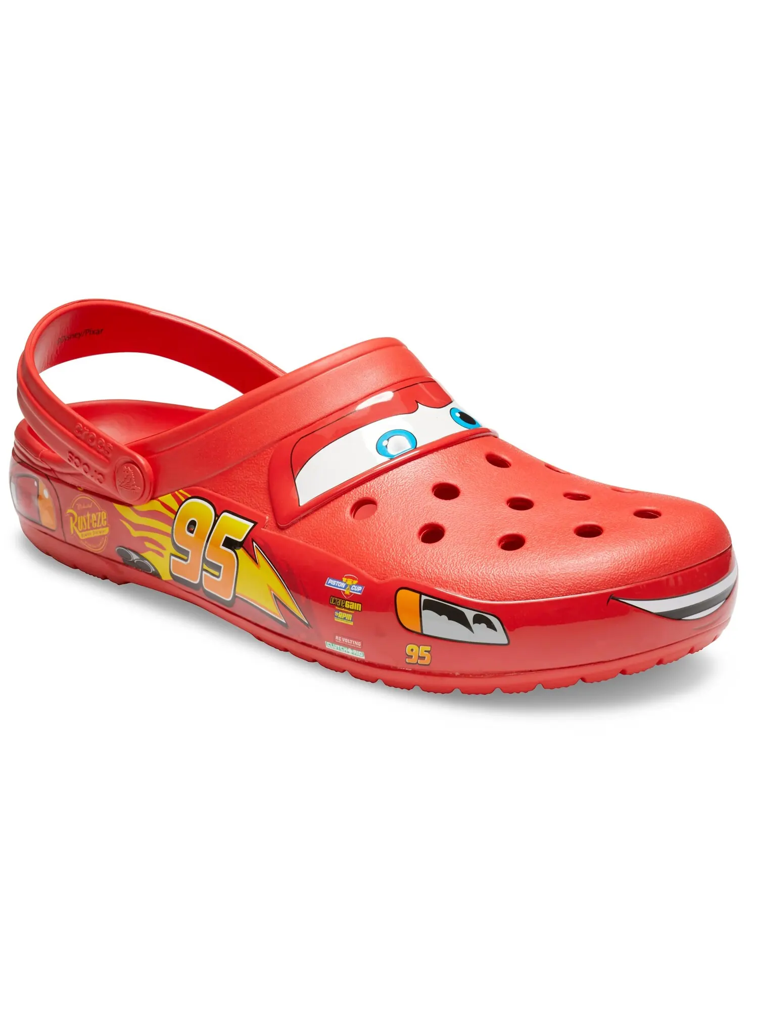 Сабо Crocs Classic Clog «Тачки» Молния Маккуин — изображение 5 из 7, красный