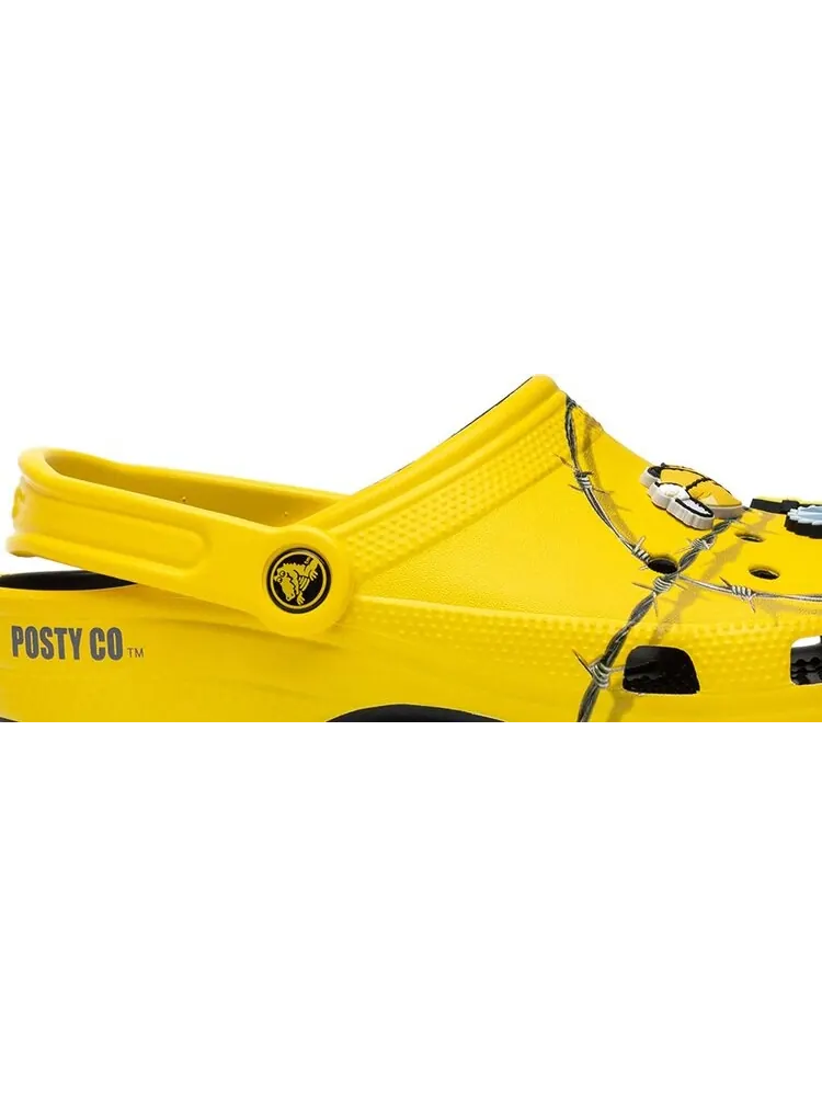 Кроссовки Post Malone x Clog Barbed Wire — изображение 2 из 8, желтый