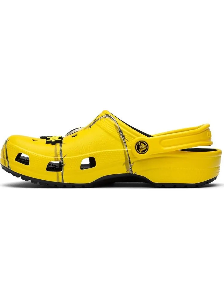 Кроссовки Post Malone x Clog Barbed Wire — изображение 3 из 8, желтый