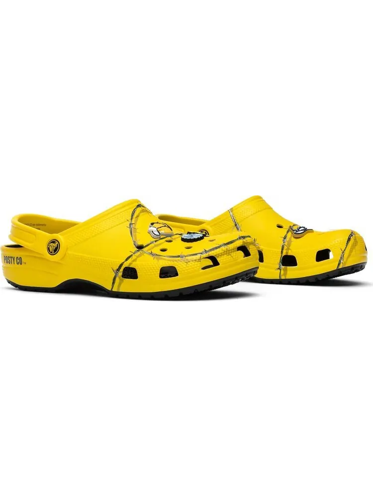 Кроссовки Post Malone x Clog Barbed Wire — изображение 8 из 8, желтый