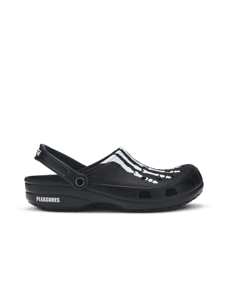 Кроссовки Crocs Pleasures x Clog 'Skeleton' — изображение 1 из 4, черный
