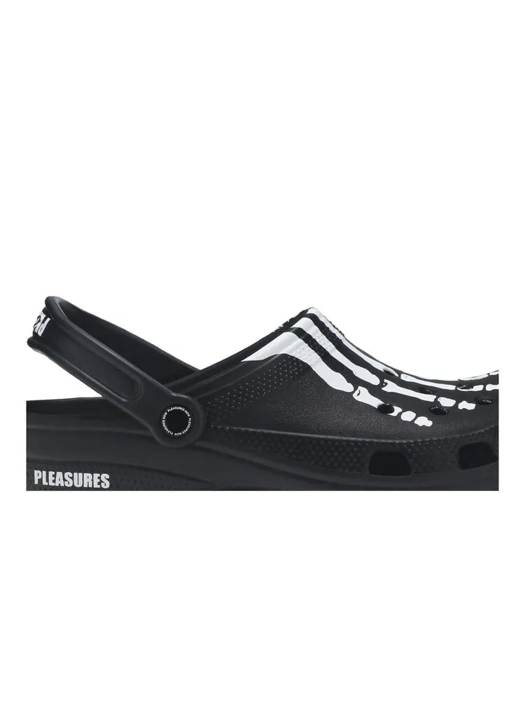 Кроссовки Crocs Pleasures x Clog 'Skeleton' — изображение 2 из 4, черный