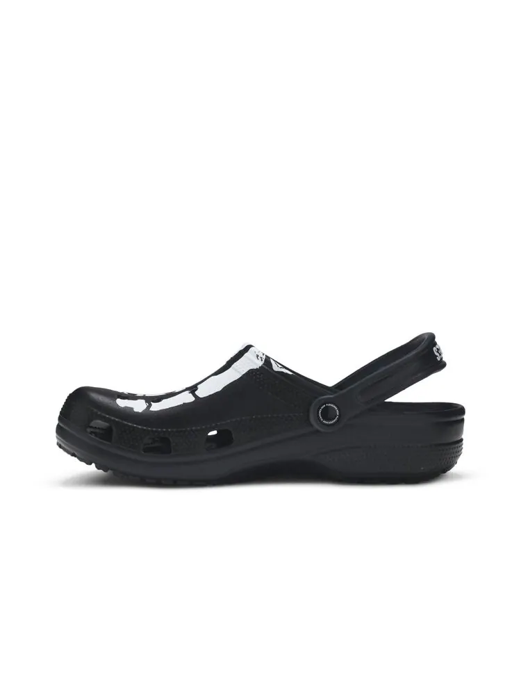 Кроссовки Crocs Pleasures x Clog 'Skeleton' — изображение 3 из 4, черный