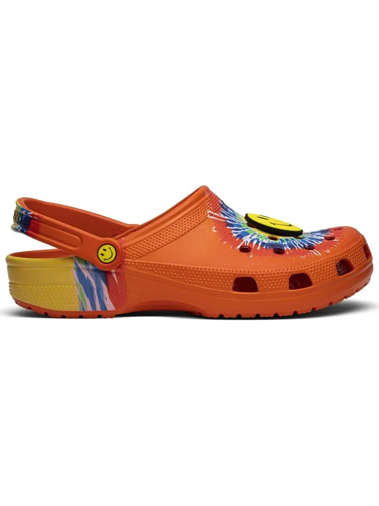 Кроссовки Chinatown Market x Clog Tie Dye Smiley — изображение 1 из 8, мульти