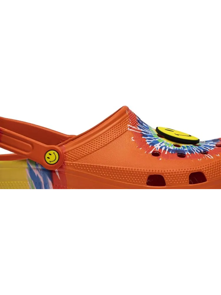 Кроссовки Chinatown Market x Clog Tie Dye Smiley — изображение 2 из 8, мульти