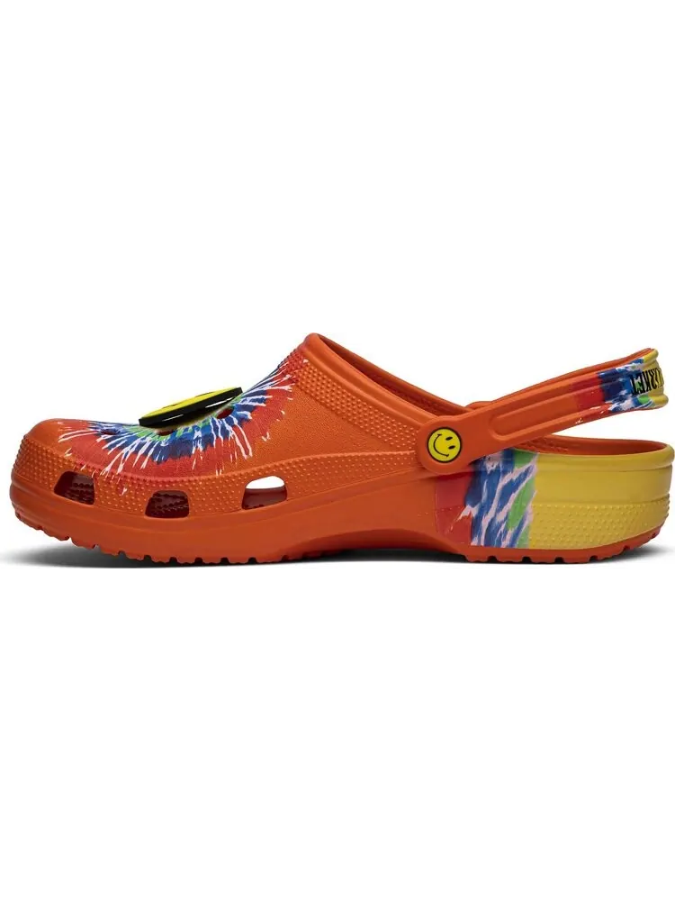 Кроссовки Chinatown Market x Clog Tie Dye Smiley — изображение 3 из 8, мульти