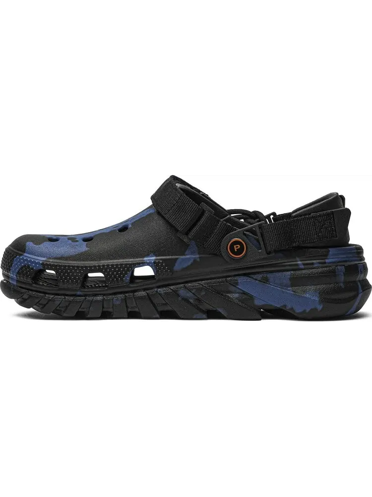 Кроссовки Post Malone x Duet Max Clog Blue Camo — изображение 3 из 8, черный