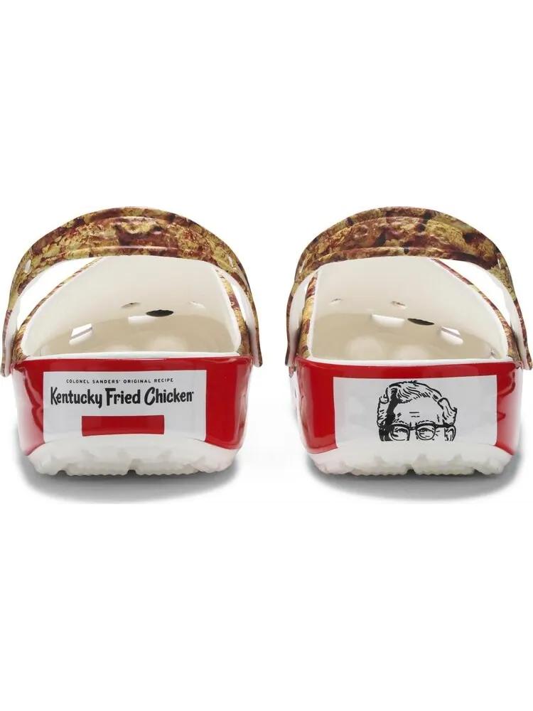 Кроссовки KFC x Classic Clog Fried Chicken Print — изображение 6 из 8, коричневый