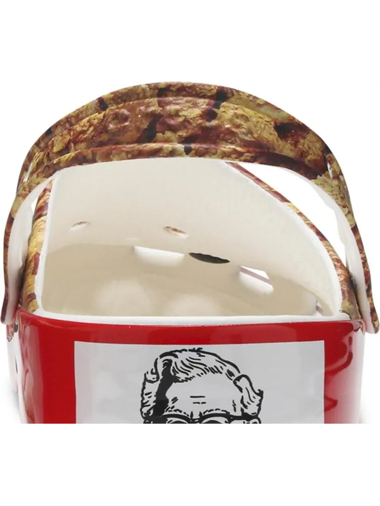 Кроссовки KFC x Classic Clog Fried Chicken Print — изображение 7 из 8, коричневый
