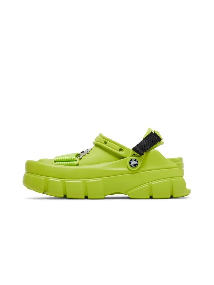 Кроссовки Crocs Sankuanz x Clog Lime Punch — изображение 3 из 6, зеленый