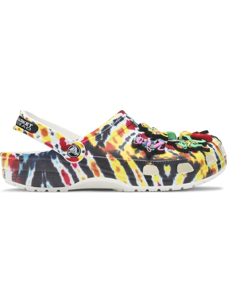 Кроссовки Grateful Dead x Chinatown Market x Clog Tie Dye — изображение 1 из 8, мульти