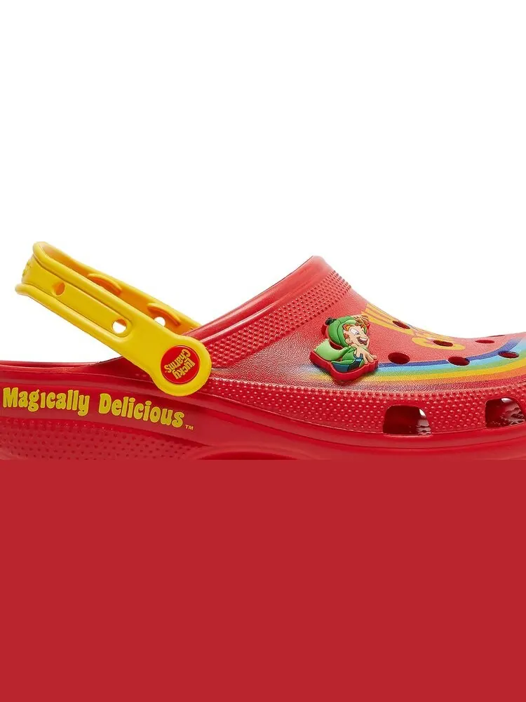 Кроссовки Lucky Charms x Classic Clog Magically Delicious — изображение 2 из 8, красный
