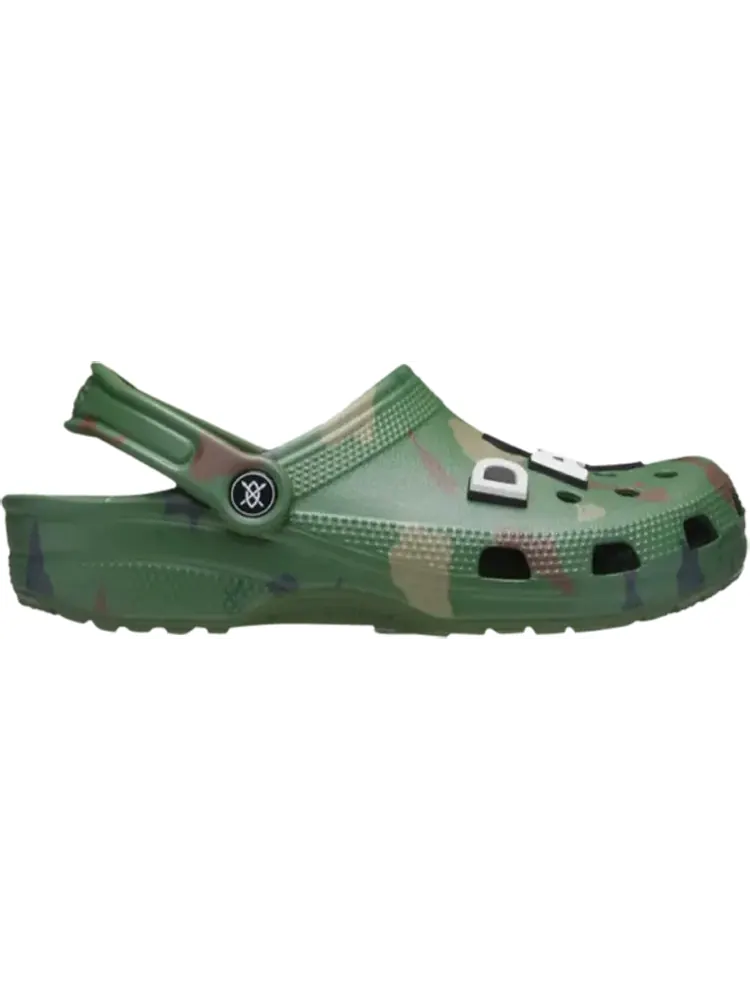 Кроссовки Daily Paper x Classic Clog Green Camo — изображение 1 из 1, зеленый