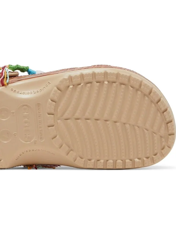 Кроссовки SZA x Wmns Classic Clog Woodgrain — изображение 5 из 8, коричневый