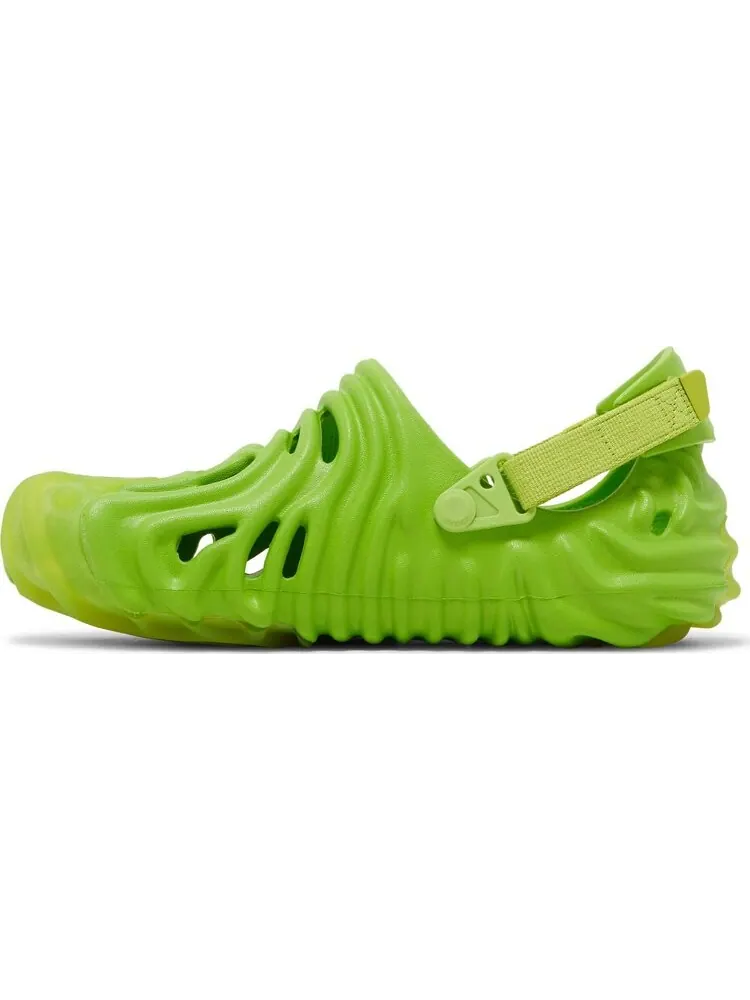 Кроссовки Salehe Bembury x Pollex Clog Crocodile — изображение 3 из 8, зеленый
